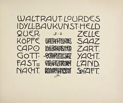 Beispiele Kunstlerischer Schrift Pl 061