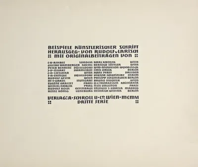 Beispiele Kunstlerischer Schrift Pl 066