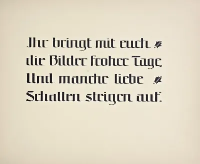 Beispiele Kunstlerischer Schrift Pl 095