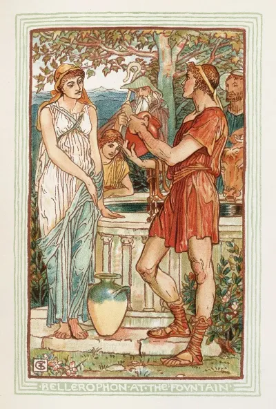 Bellerophon At The Fountain