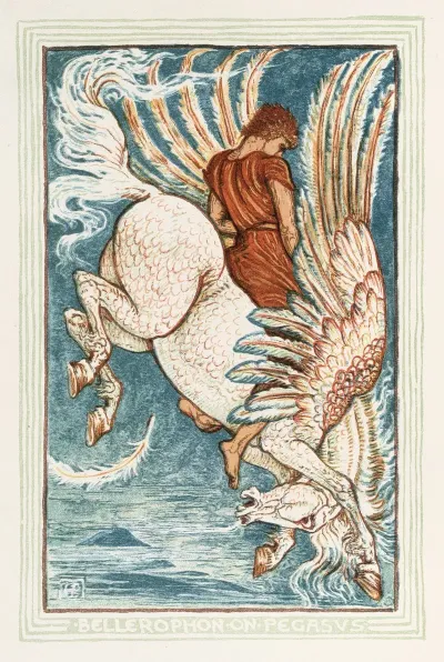 Bellerophon On Pegasus
