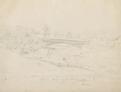 Belvidere Bridge Over Joness Falls Baltimore