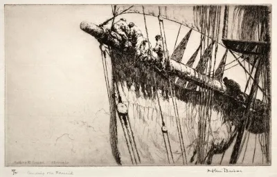 Bending The Foresail
