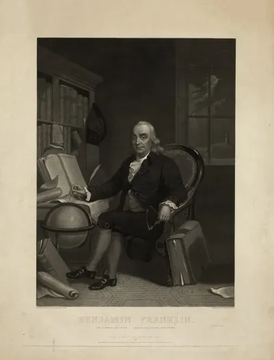 Benjamin Franklin Born In Boston Jany 17th 1706 Died In Philadelphia April 17th 1790