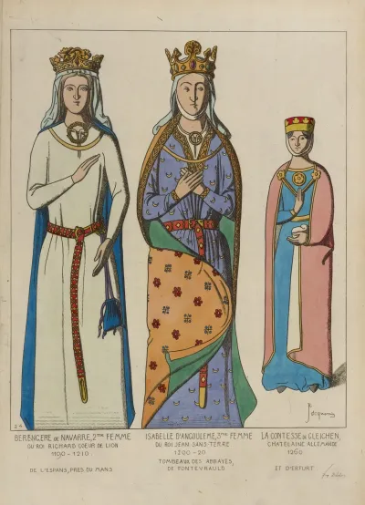 Berengere De Navarre 2me Femme Du Roi Richard Coeur De Lion 1190 1210
