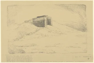 Bergen Aan Zee Bunker Direct Ten Zuiden Van De Toegang Naar Het Strand Ter Hoogte Van Paal 33