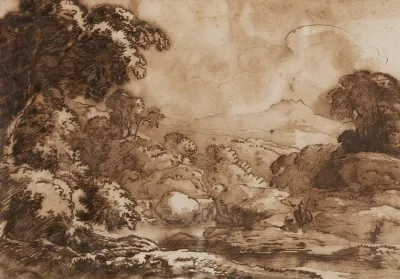 Bergige Landschaft