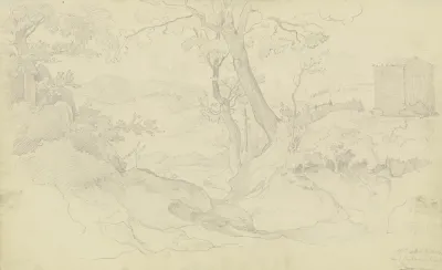Bergige Waldlandschaft Bei Affile