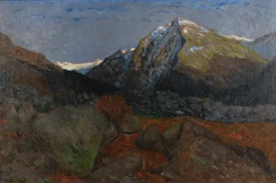 Bergkuppe Im Engadin