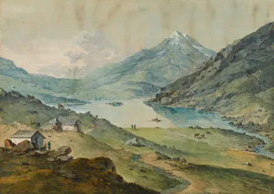 Berglandschaft Mit See