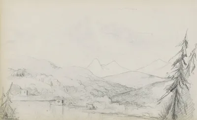 Berglandschap Met Een Meer