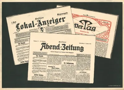 Berliner Lokal Anzeiger Der Tag Berliner Abend Zeitung