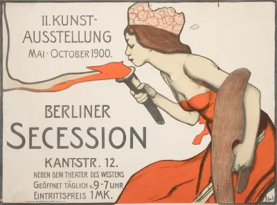 Berliner Secession Poster For The Exhibition From May October
