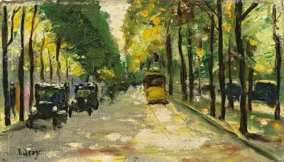 Berliner Strase Im Sonnenschein