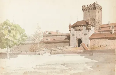 Bern Golatenmattgasstor Mit Dem Alten Barengraben