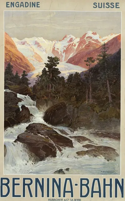 Bernina Bahn Engadin Suisse