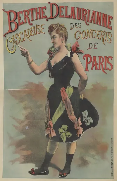 Berthe Delaurianne Cascadeuse Des Concerts De Paris