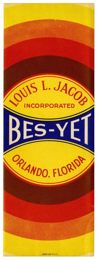 Bes Yet Produce Label