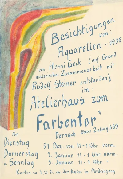 Besichtigungen Von Aquarellen 1935