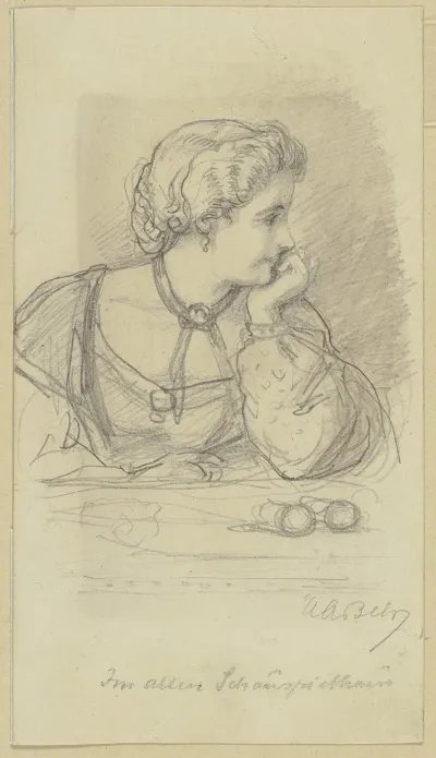 Besucherin Des Schauspielhauses