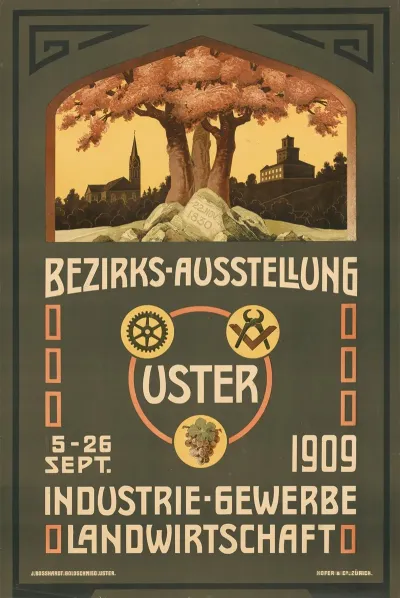 Bezirks Ausstellung Uster Industrie Gewerbe Landwirtschaft