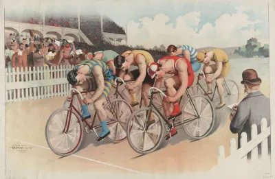 Bicycle Race Scene
