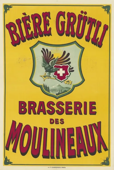 Biere Grutli Brasserie Des Moulineaux