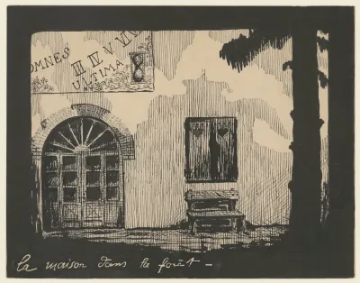 Bifur Maquette De Decor Neuvieme Tableau La Maison Dans La Foret