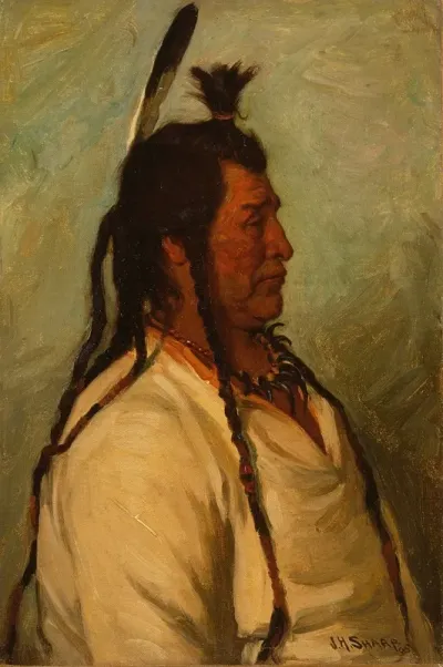 Big Brave Blackfeet Dance Chief