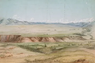 Big Hole Prairie From The North