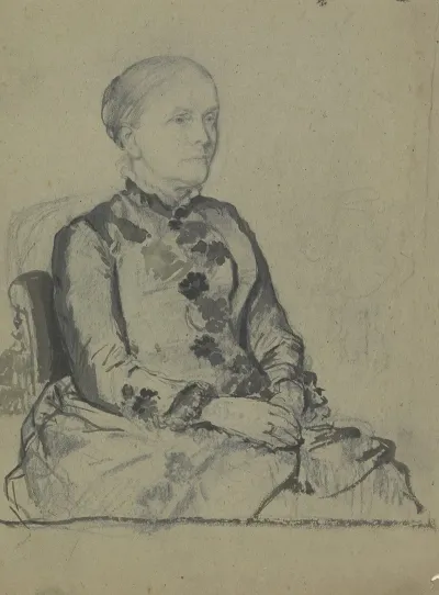 Bildnis Amalie Scholderer Der Schwagerin Des Kunstlers
