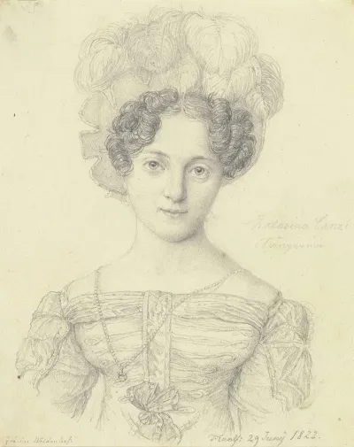 Bildnis Der Sangerin Catharina Canzi
