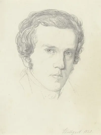 Bildnis Des Augsburger Kupferstecher Gottlieb Rist
