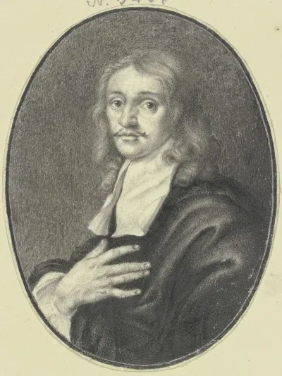 Bildnis Des Bildhauers Melchior Barthel Im Oval