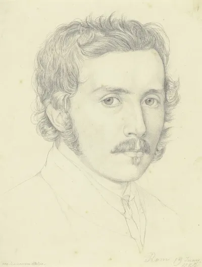 Bildnis Des Frankfurter Landschaftsmalers Johannes Thomas