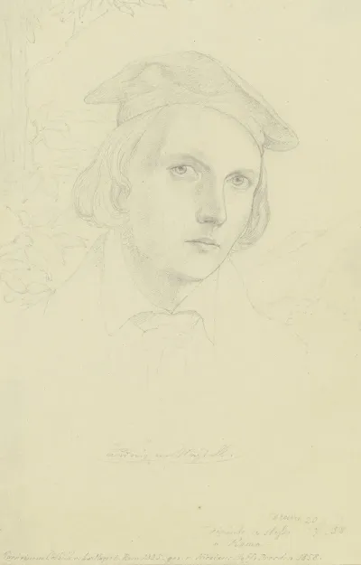 Bildnis Des Historienmalers Ludwig Von Maydell Dem Freund Ludwig Richters In Rom
