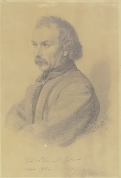 Bildnis Des Kunstlers Jakob Furchtegott Dielmann