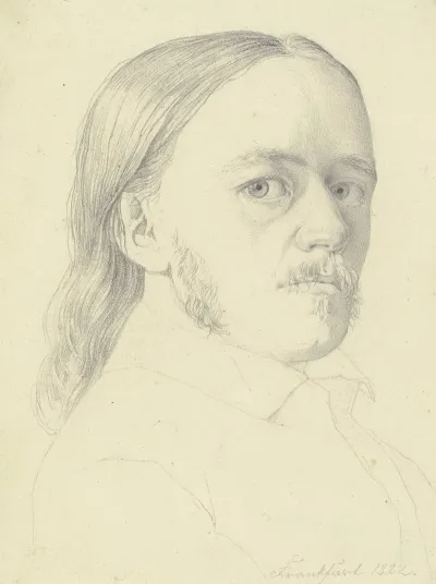 Bildnis Des Kupferstechers Carl Barth Aus Hildburghausen