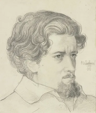 Bildnis Des Kupferstechers Heinrich Merz