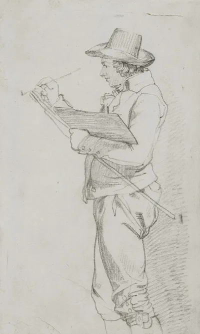 Bildnis Des Malers Johann Erdmann Hummel Als Stipendiat In Rom