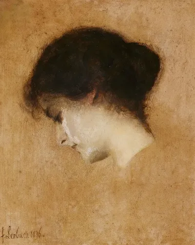 Bildnis Einer Dame Im Profil Wohl Eleonora Duse