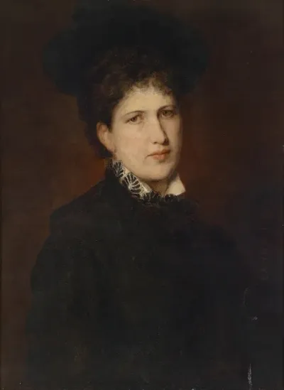 Bildnis Einer Frau Mit Hut