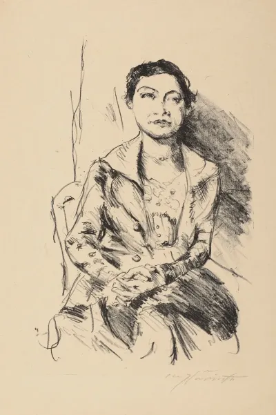 Bildnis Einer Jungen Dame Anneliese Halbe