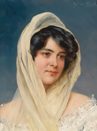 Bildnis Einer Jungen Dame Mit Schleier 2
