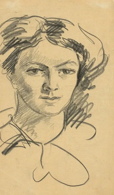 Bildnis Elisabeth Die Frau Des Kunstlers