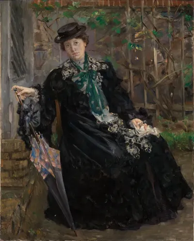 Bildnis Frau Charlotte Berend Corinth Im Garten
