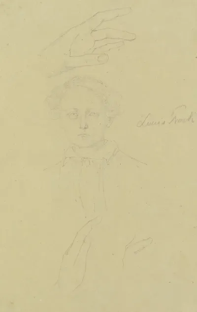 Bildnis Louis Frank Und Handstudien