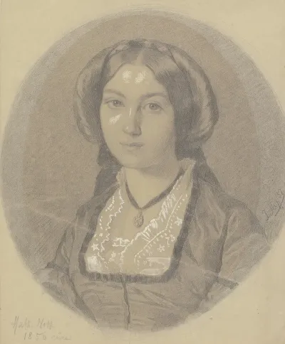 Bildnis Mathilde Hoff Schwester Des Kunstlers 2