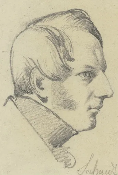 Bildnis Schmidt Im Profil Nach Rechts