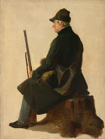 Bildnisstudie Des Oberst Mayer